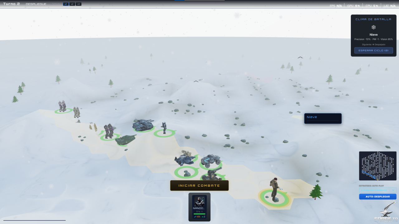 Ground combat on ice