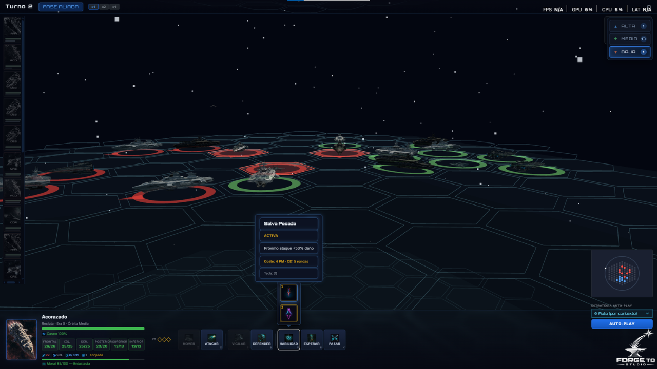 Space combat fleets